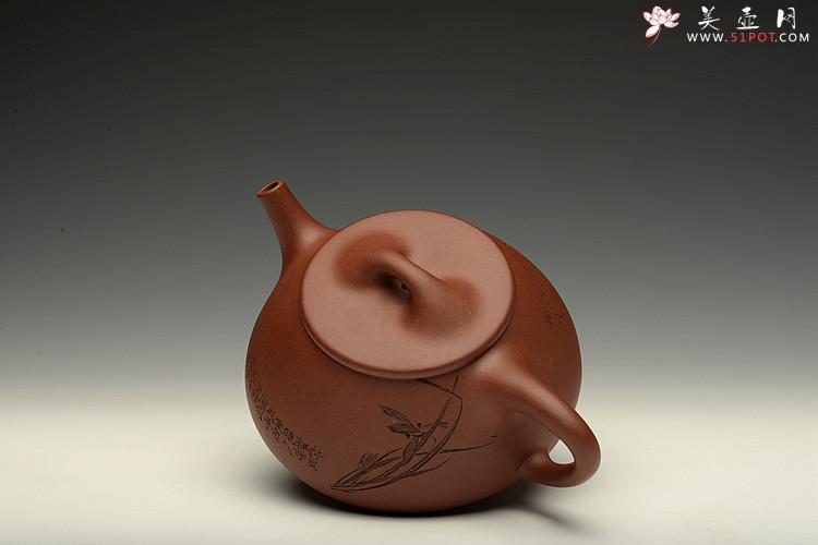 紫砂壶图片：优质青水泥 传统实用 文气装饰 中石瓢 - 美壶网
