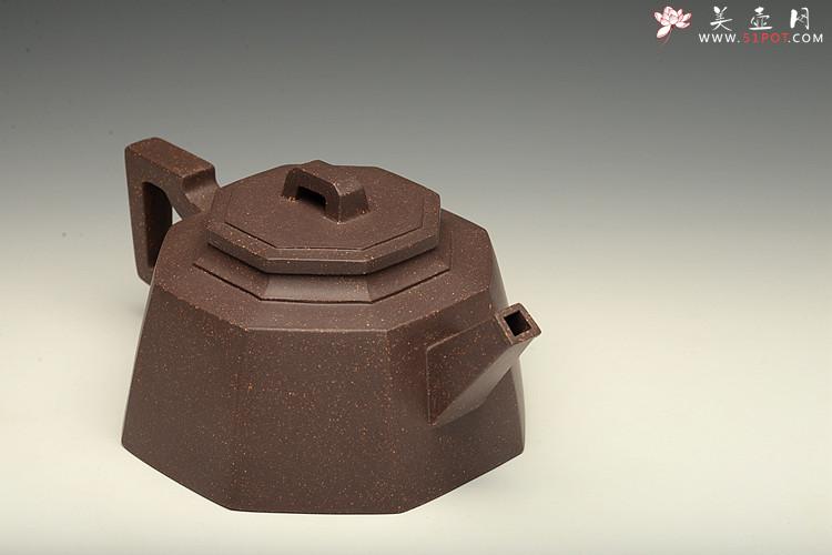 紫砂壶图片：马建鹏新作 工整厚重 线条挺拔  全手大八方 - 美壶网