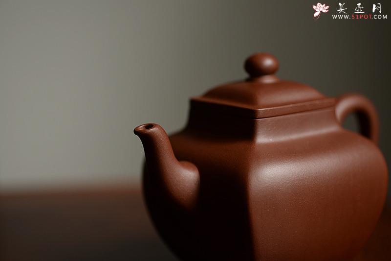 紫砂壶图片：许学军最新力作 浑方寓圆 挺拔大气 全手方韵 - 美壶网