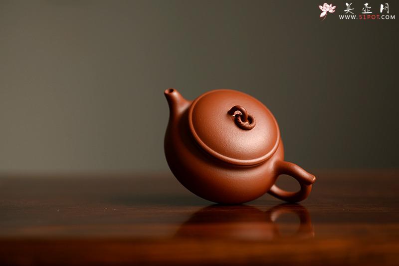 紫砂壶图片：功夫茶之朱泥小壶 灵秀之作  筑云 - 美壶网