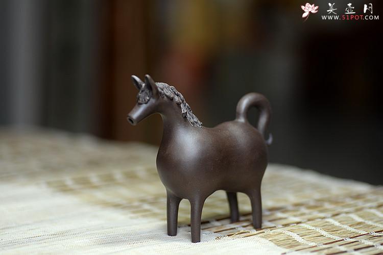 紫砂壶图片：马到吉象~ 施奇华特色文房茶宠 全手工 颇有玩味~ - 美壶网