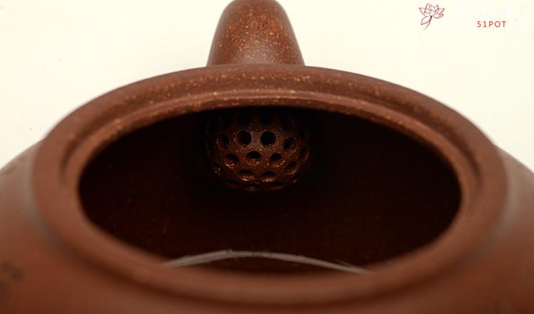 紫砂壶图片：经典不传统  全手圆踪 文气小壶 刘世涛自撰壶铭~ - 美壶网