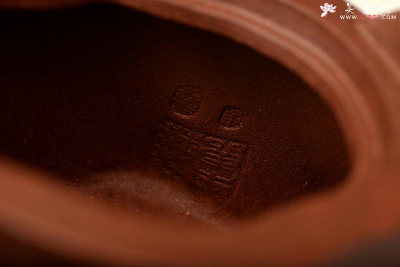 紫砂壶图片：似龟似桩 气韵流畅 精品 全手长寿梅桩 吉祥如意 - 美壶网