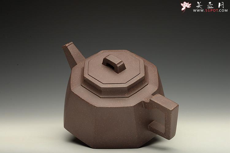 紫砂壶图片：马建鹏新作 工整厚重 线条挺拔  全手大八方 - 美壶网