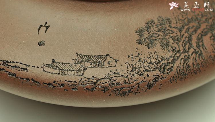 紫砂壶图片：虚扁 - 美壶网