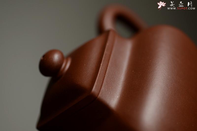 紫砂壶图片：许学军最新力作 浑方寓圆 挺拔大气 全手方韵 - 美壶网