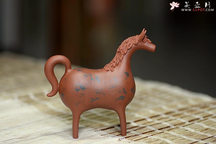 紫砂壶图片：马到吉象~ 施奇华特色文房茶宠 全手工 颇有玩味~ - 美壶网