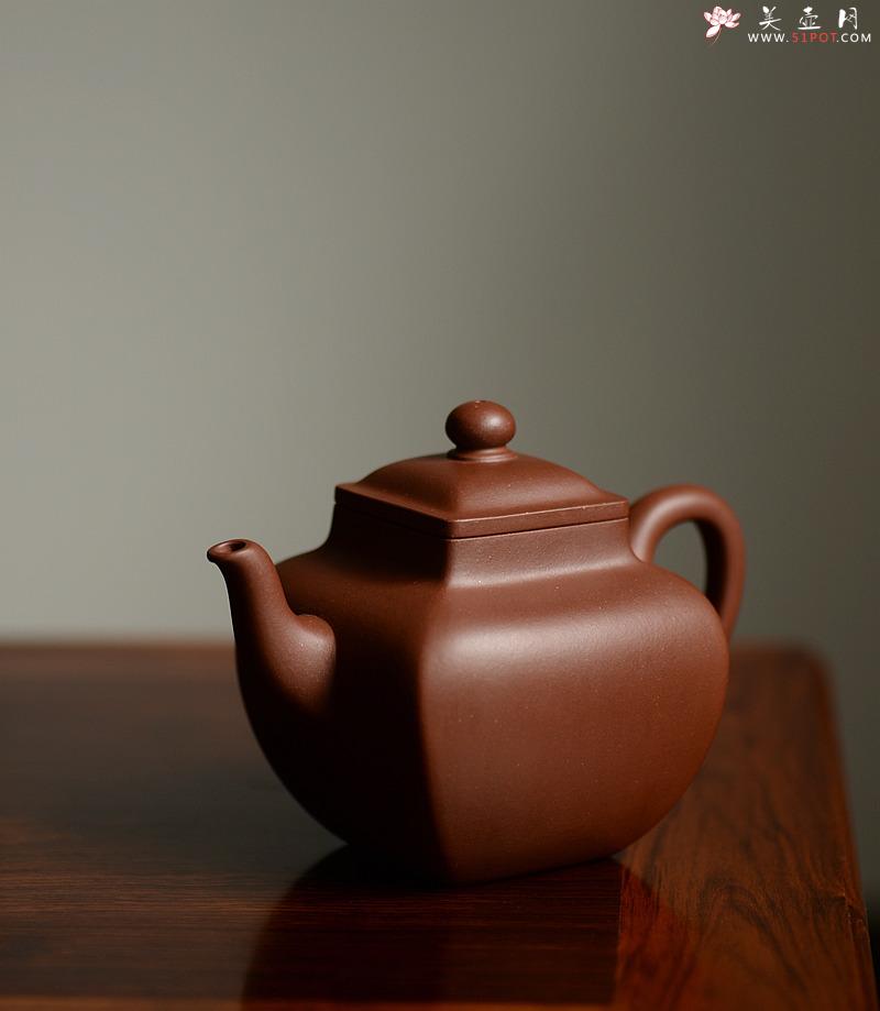 紫砂壶图片：许学军最新力作 浑方寓圆 挺拔大气 全手方韵 - 美壶网