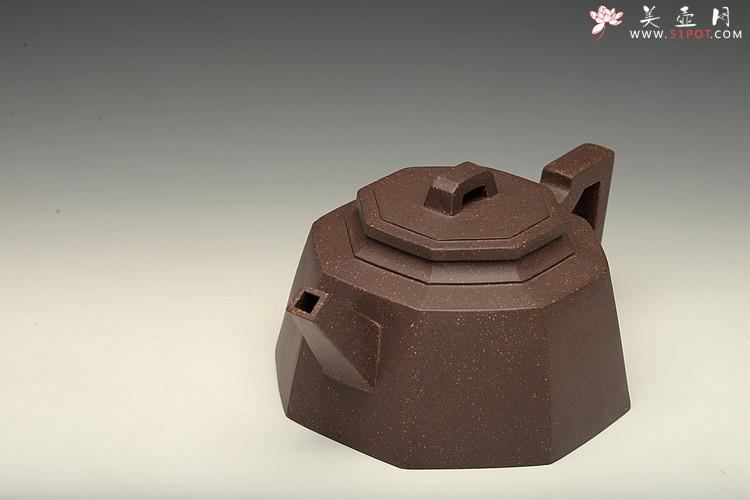 紫砂壶图片：马建鹏新作 工整厚重 线条挺拔  全手大八方 - 美壶网