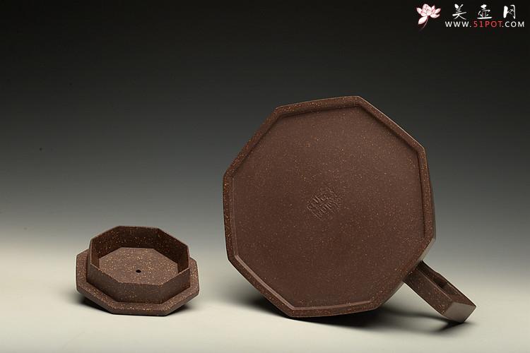 紫砂壶图片：马建鹏新作 工整厚重 线条挺拔  全手大八方 - 美壶网