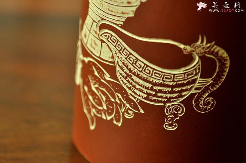 紫砂壶图片：雅室 陆轶舟精心装饰 吉祥帽筒一对 文气耐品~ - 美壶网