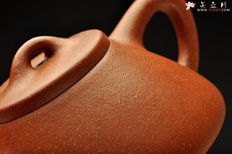 紫砂壶图片：手工练制纯料降坡泥 倔强可爱~ 全手子冶石瓢 雅致喜人 - 美壶网