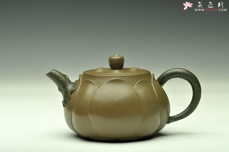 紫砂壶图片：原创作品孙伟强张新亚合作 灵秀之作 大气清美 宝莲 - 美壶网