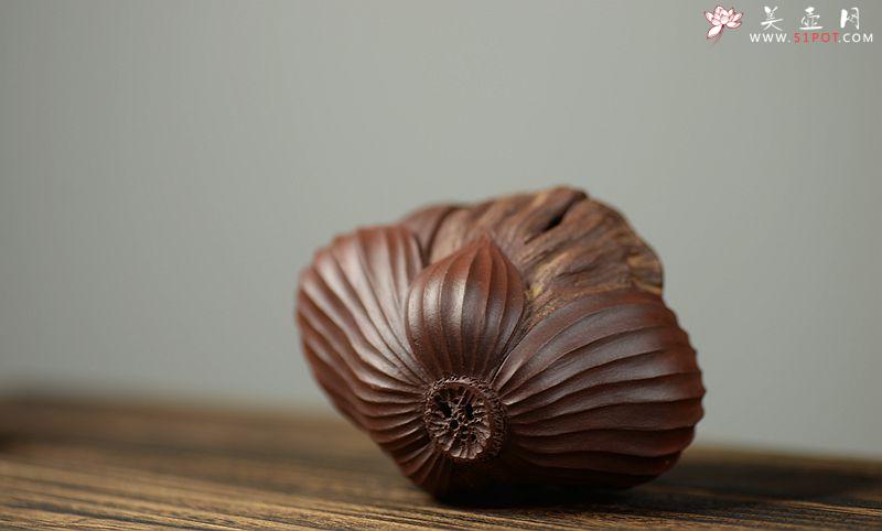 紫砂壶图片:美壶特惠 文雅茶宠 全手工精制 经典莲蓬 - 美壶网