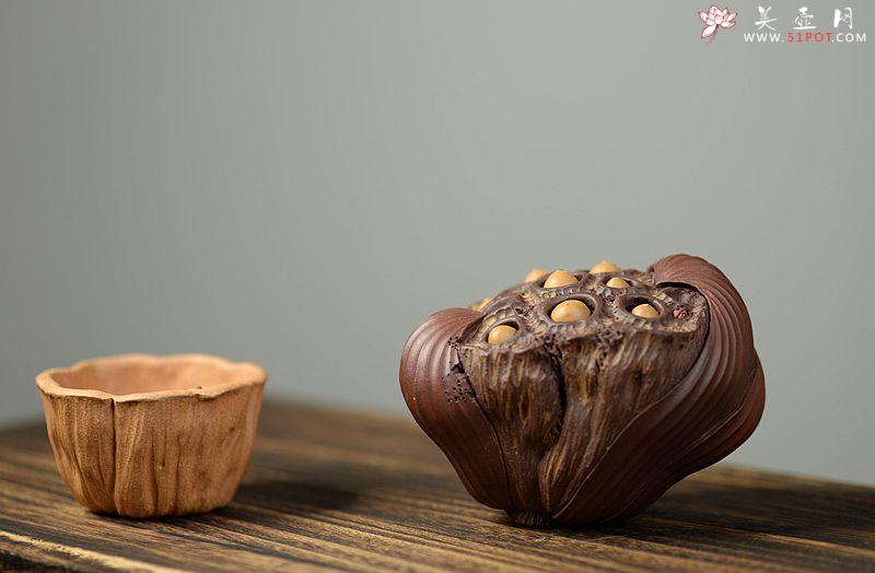 紫砂壶图片:美壶特惠 文雅茶宠 全手工精制 经典莲蓬 - 美壶网