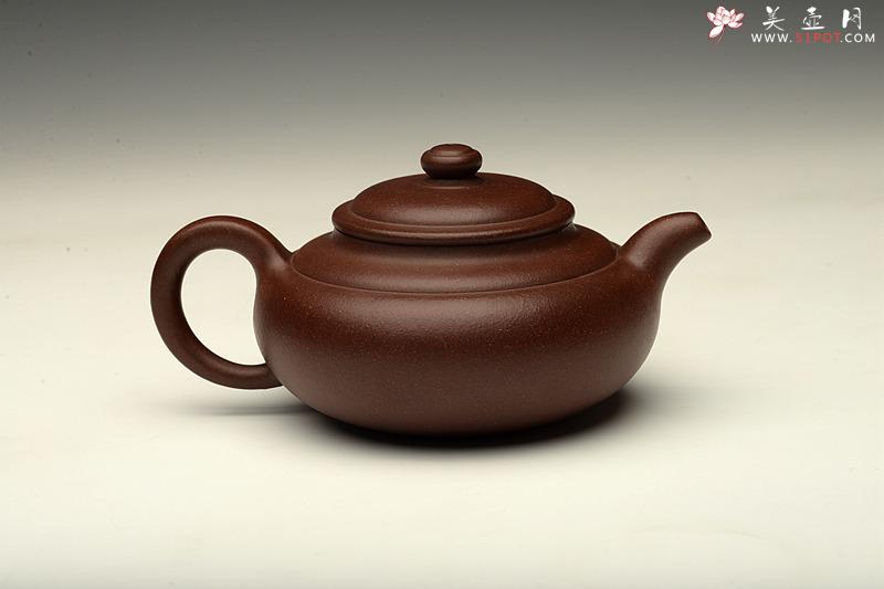 紫砂壶图片：线条优美 饱满精致 全手想泉 传统经典 - 美壶网