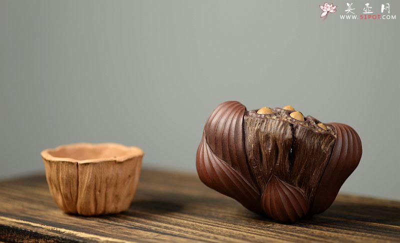 紫砂壶图片:美壶特惠 文雅茶宠 全手工精制 经典莲蓬 - 美壶网