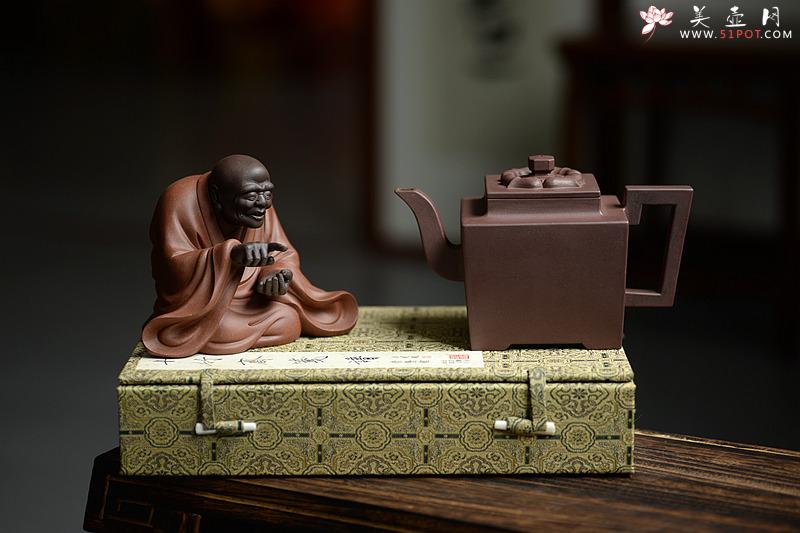 紫砂壶图片：历时两年创作~王健扛鼎之作十八罗汉之论道罗汉和说法罗汉~ - 美壶网