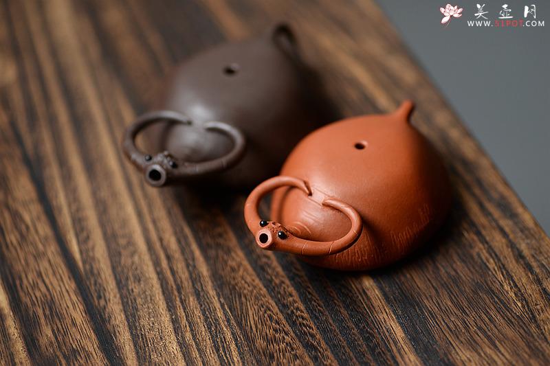 紫砂壶图片：施奇华最新文房水滴 好玩的茶宠 ~一对水牛o(∩_∩)o  - 美壶网