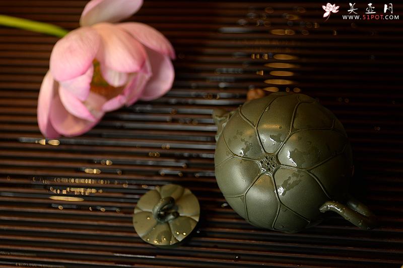 紫砂壶图片：习习清风 莲莲动情o(∩_∩)o  荷叶清风 孙伟强张新亚原创新品 夏雨荷 - 美壶网