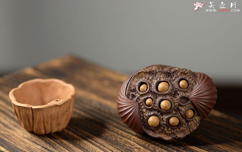 紫砂壶图片:美壶特惠 文雅茶宠 全手工精制 经典莲蓬 - 美壶网