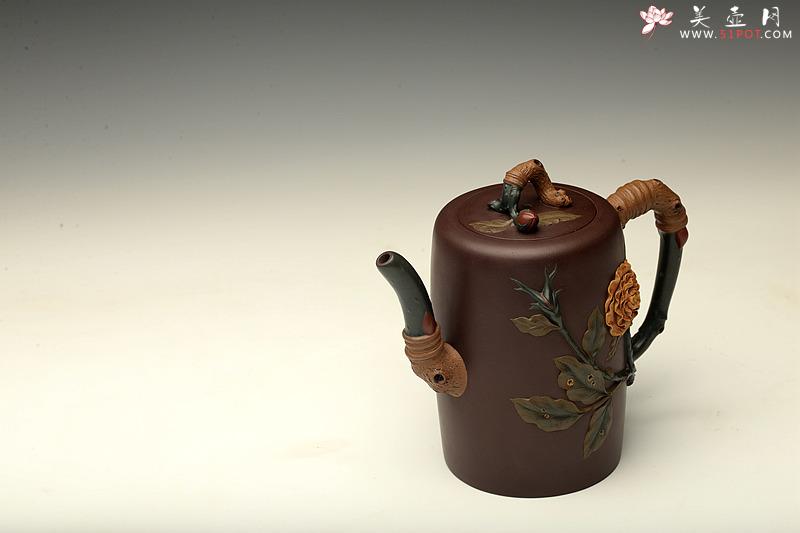 紫砂壶图片：那些花儿之月季花~ 精品重器 大美无言o(∩_∩)o  - 美壶网