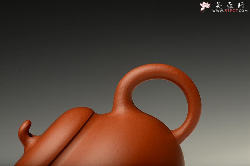 紫砂壶图片：娇艳迷人 饱满可人 ~ 全手朱泥茄段 - 美壶网