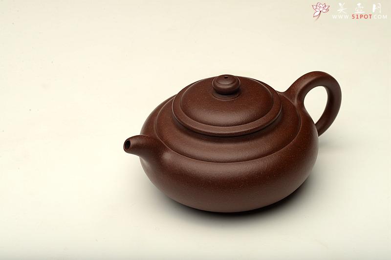 紫砂壶图片：线条优美 饱满精致 全手想泉 传统经典 - 美壶网