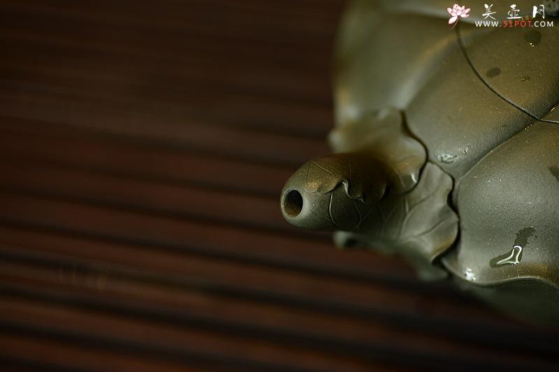 紫砂壶图片：习习清风 莲莲动情o(∩_∩)o  荷叶清风 孙伟强张新亚原创新品 夏雨荷 - 美壶网