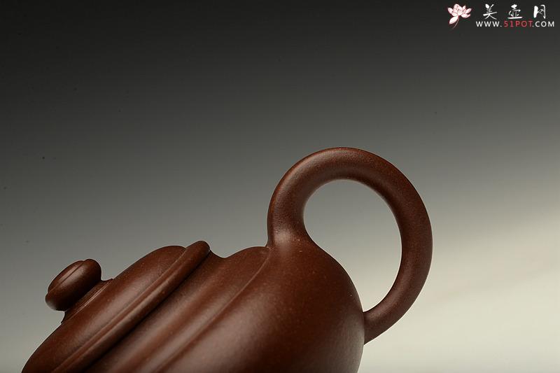 紫砂壶图片：线条优美 饱满精致 全手想泉 传统经典 - 美壶网