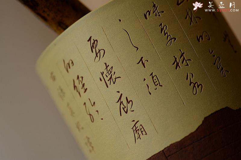 紫砂壶图片：菜根谭 笔筒 张听刚个性装饰 文房雅物~ - 美壶网