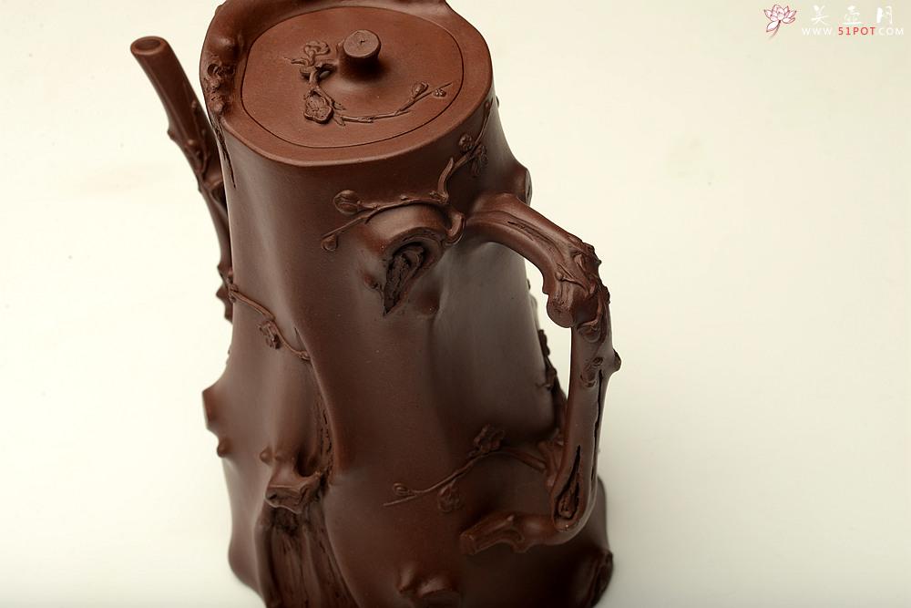 紫砂壶图片：精品重器 顾正芳甲午扛鼎巨作 梅桩套壶 诸友欣赏 - 美壶网