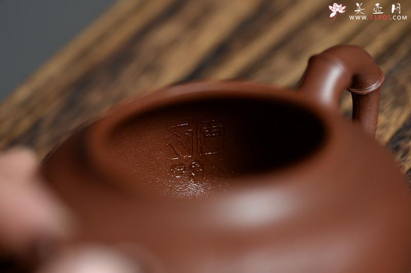 紫砂壶图片：大口实用 憨厚可人 全手竹趣 创意花货 - 美壶网