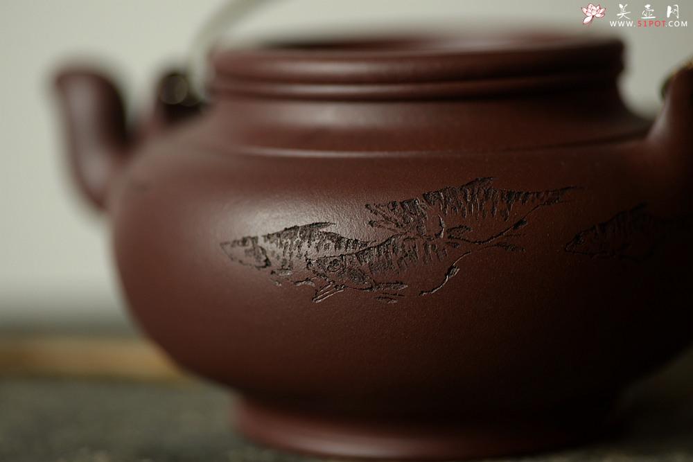 紫砂壶图片：器形稳重 全手蛋包 - 美壶网