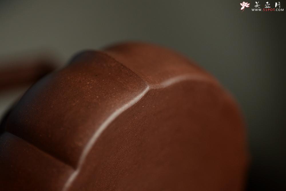 紫砂壶图片：筋囊实力派蔡旭伟力作  大美肌理 张力十足 全手星月提梁 - 美壶网