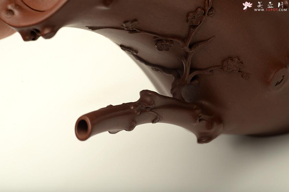 紫砂壶图片：精品重器 顾正芳甲午扛鼎巨作 梅桩套壶 诸友欣赏 - 美壶网