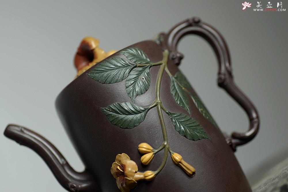 紫砂壶图片：那些花儿之凌霄花~ 精品重器 大美无言o(∩_∩)o - 美壶网
