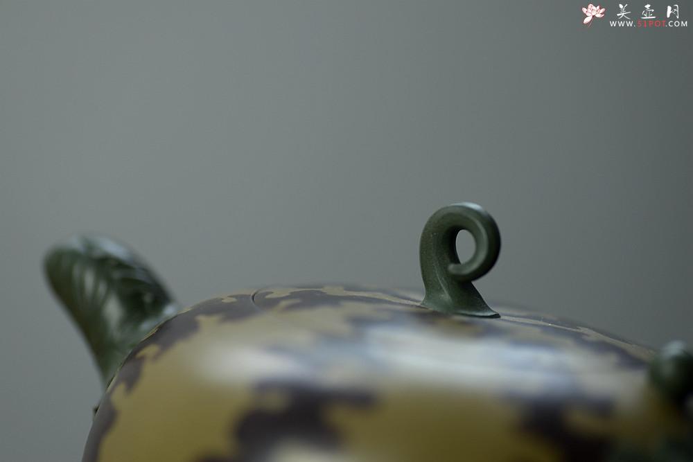 紫砂壶图片：田园情趣 经典花货 丰收西瓜 张新亚孙伟强合作 - 美壶网