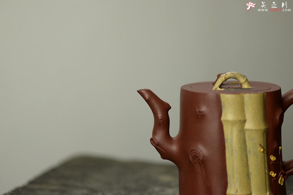 紫砂壶图片：单志萍甲午力作全手套壶 青梅竹马 情趣纵生 三色文气 - 美壶网