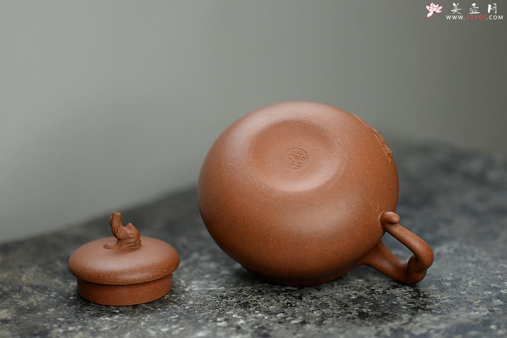 紫砂壶图片：潘小东原创 真 善 美 原矿老段泥 全手济公葫芦  - 美壶网