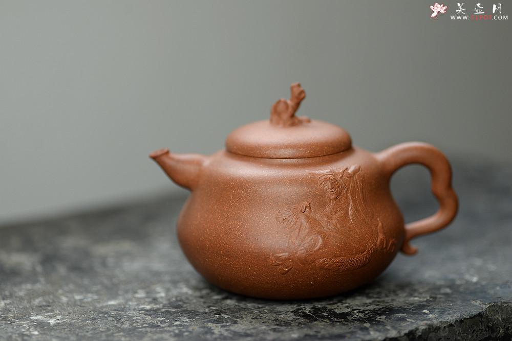 紫砂壶图片：潘小东原创 真 善 美 原矿老段泥 全手济公葫芦  - 美壶网