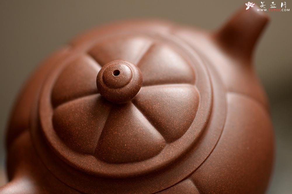 紫砂壶图片：徐亚春老师新作 身桶饱满 明针优秀~筋纹 六合 - 美壶网