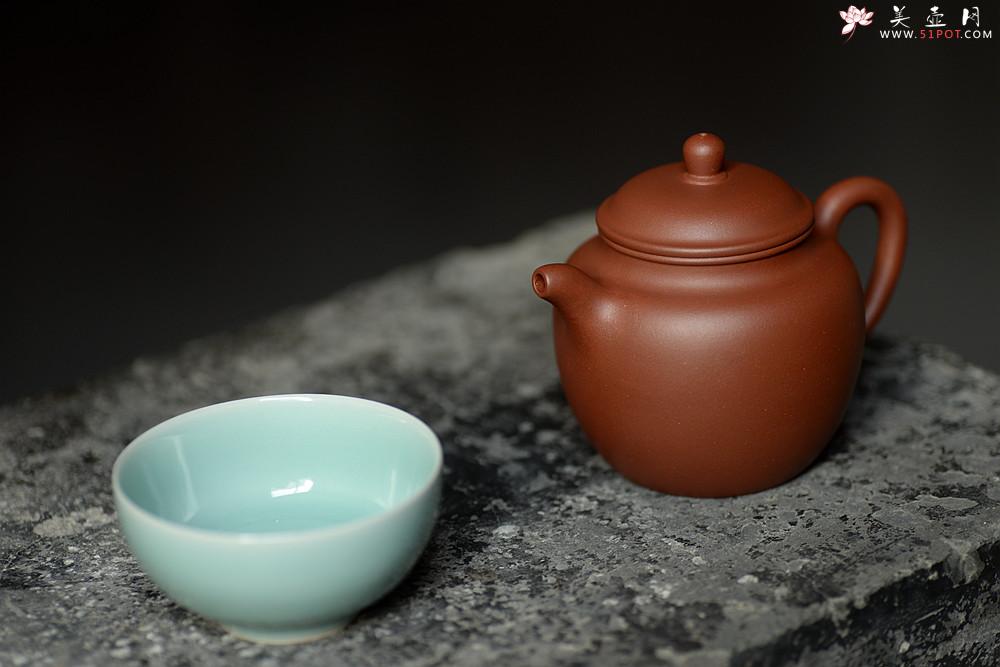 紫砂壶图片：美壶特惠 俞欣荣新作 挺拔俊秀 黄龙山底槽青之古风 实用精品 - 美壶网