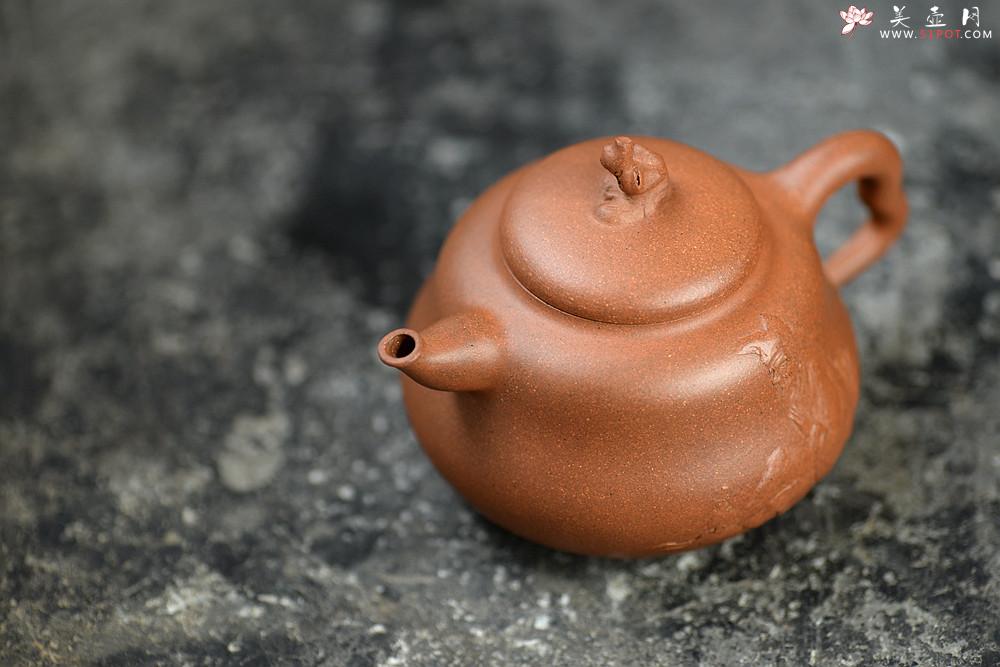 紫砂壶图片：潘小东原创 真 善 美 原矿老段泥 全手济公葫芦  - 美壶网