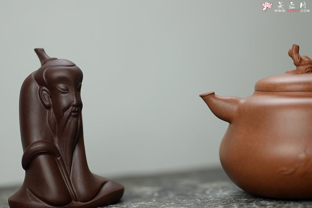 紫砂壶图片：潘小东原创 真 善 美 原矿老段泥 全手济公葫芦  - 美壶网