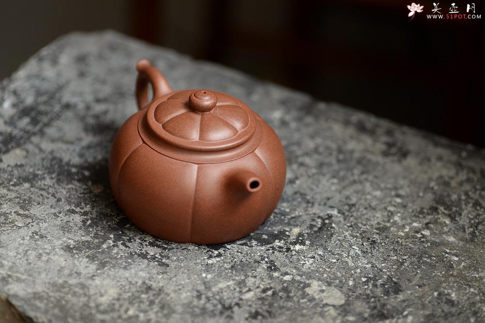 紫砂壶图片：徐亚春老师新作 身桶饱满 明针优秀~筋纹 六合 - 美壶网