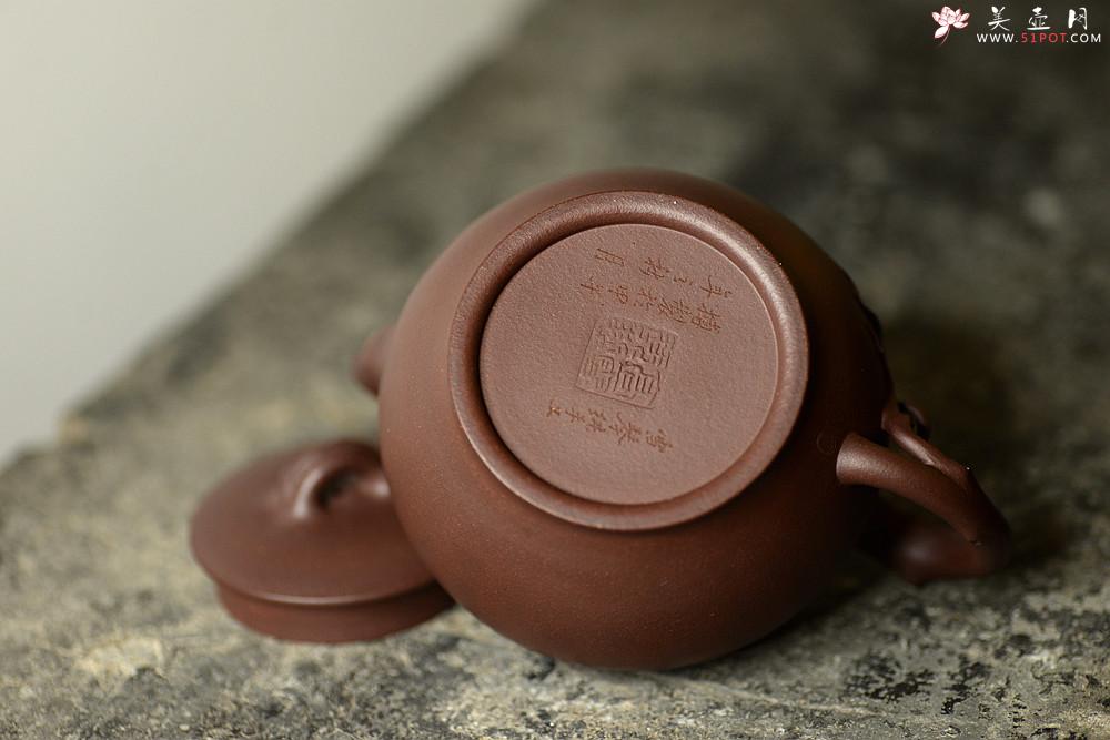 紫砂壶图片：高雪琴原创作品 韵味十足  全手花趣 敦厚可人 - 美壶网