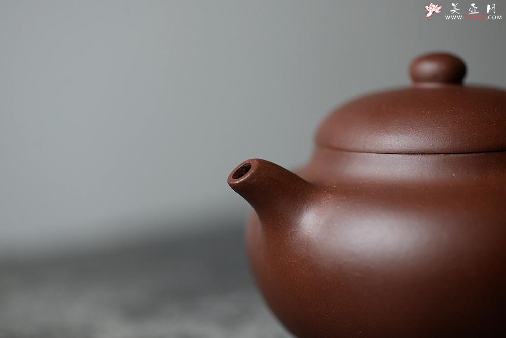 紫砂壶图片：张智耀新作 饱满敦厚 传统实用 全手圆乐 - 美壶网
