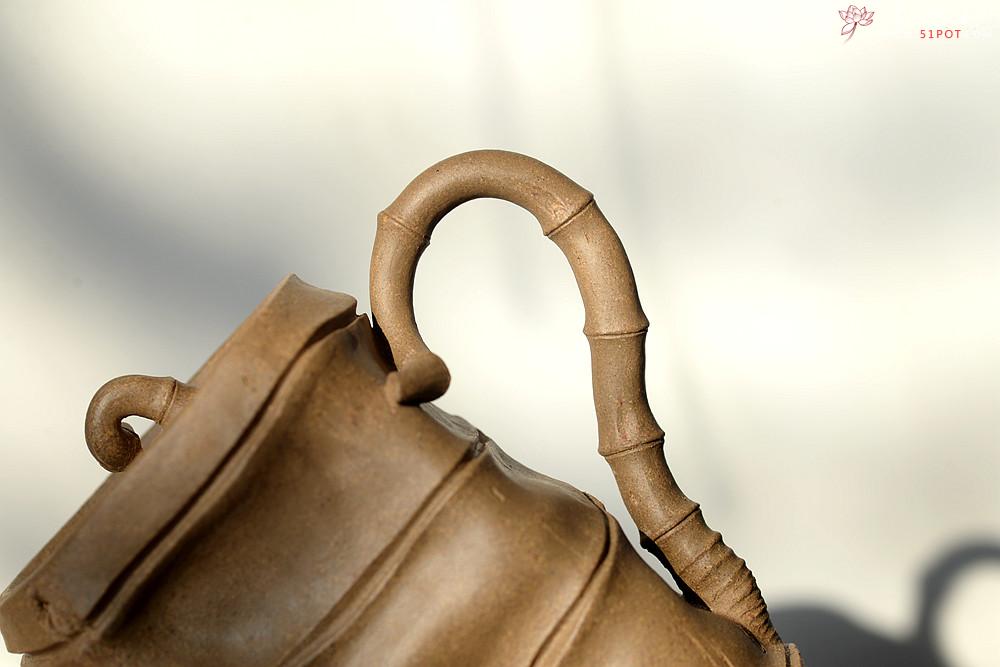 紫砂壶图片：林秀明原创作品 全手清逸二式 挺拔古朴 崇尚自然~ - 美壶网