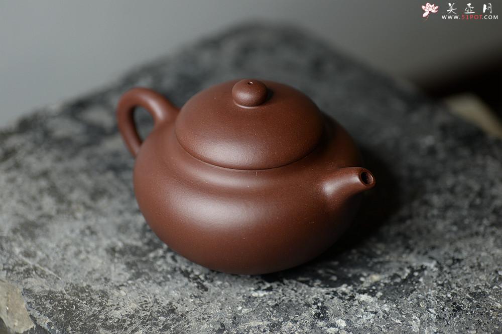 紫砂壶图片：张智耀新作 饱满敦厚 传统实用 全手圆乐 - 美壶网